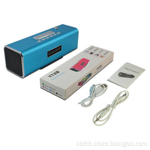 Portable speakers with TF card slot, USB disk, FM radio, rechargeable Nokia battery